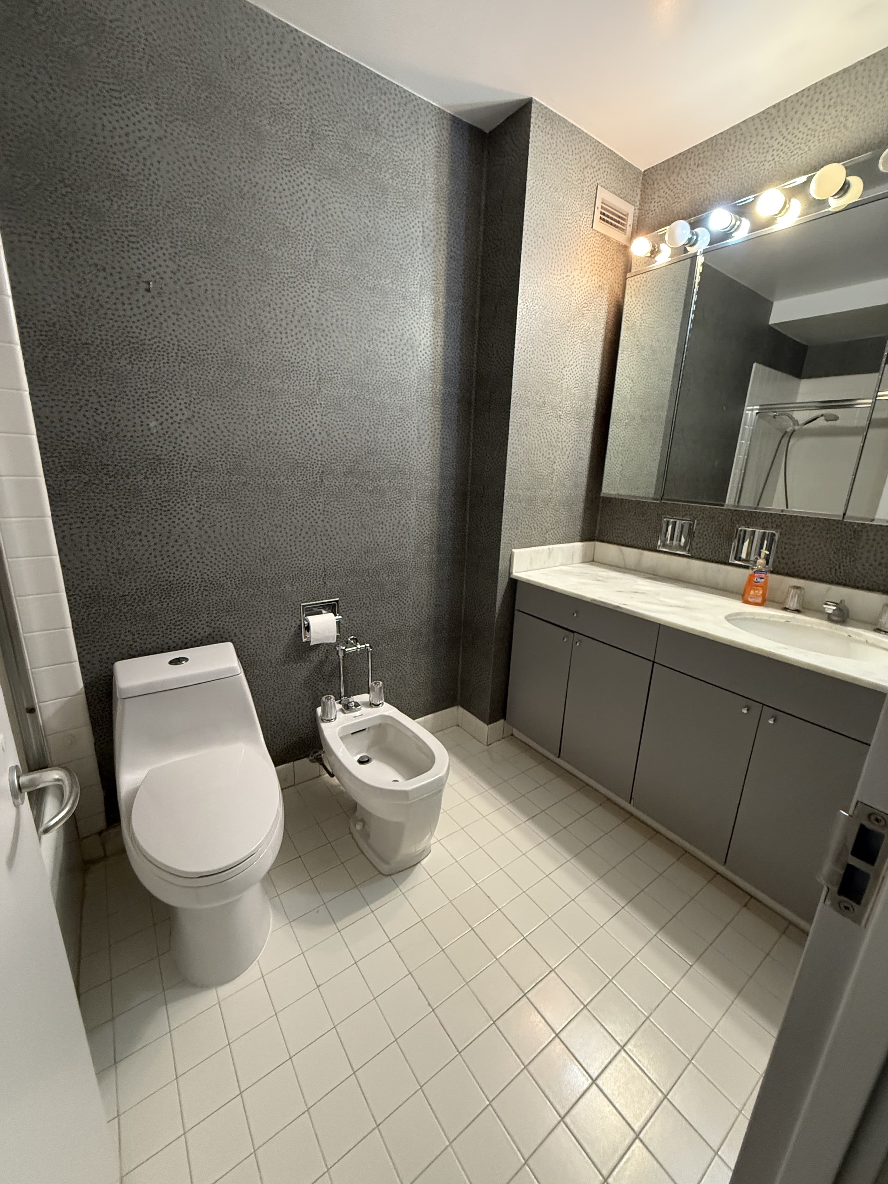 Clean apartment bathroom professionally cleaned by DSM Cleaning Solutions in Naperville IL
